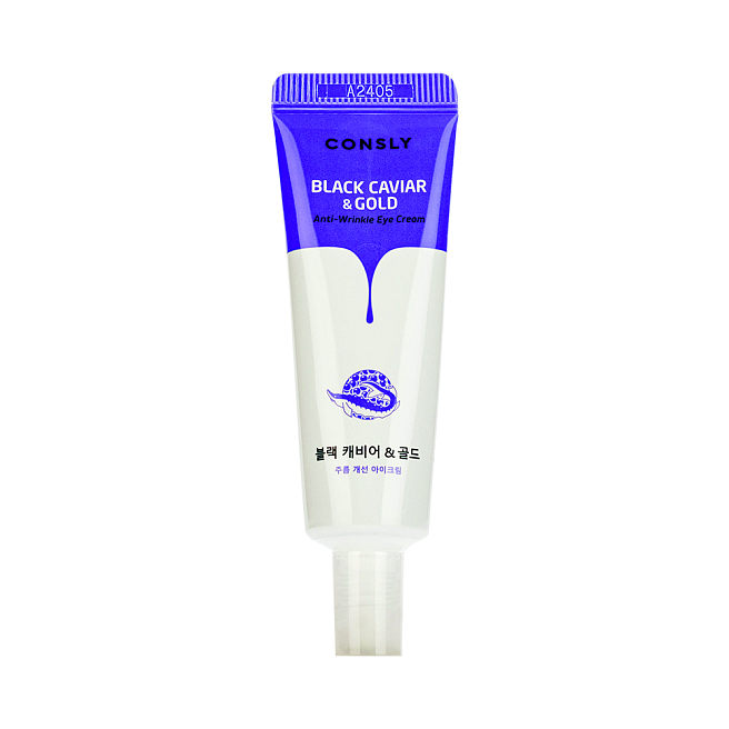 Consly Eye Cream Крем для век от морщин с золотом и экстрактом черной икры, 25мл