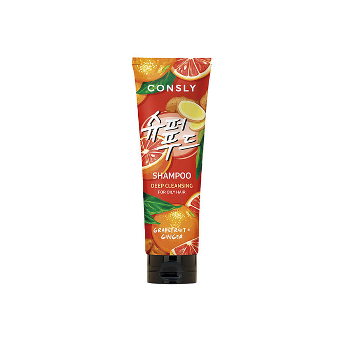 Consly Hair Глубоко очищающий шампунь с экстрактами грейпфрута и имбиря, 250мл