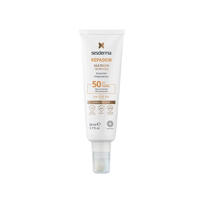 Repaskin Facial sunscreen spf 50 – средство солнцезащитное с нежностью шелка для лица сзф 50, 50 мл