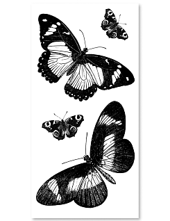 Набор переводных татуировок «бабочки»