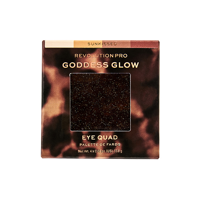 GODDESS GLOW EYE QUAD Палетка теней для век sunkissed