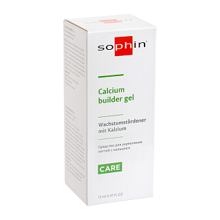 Средство для укрепления ногтей с кальцием calcium builder gel 12 мл