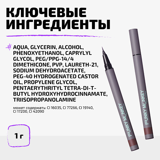 Маркер для бровей стойкий Brow Marker Тон 02 шатен