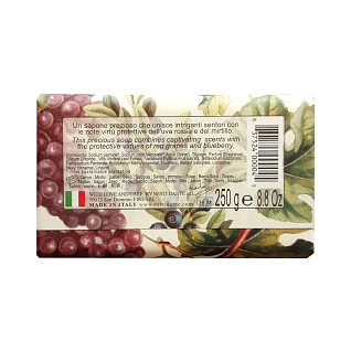 Il Frutteto Мыло red grapes & blueberry красный виноград и голубика 250 г