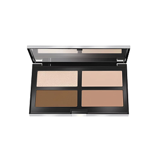 CONTOURING & STROBING PALETTE Набор для контуринга contouring & strobing palette тон 002 средняя кожа