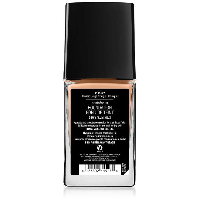 Тональный крем PHOTO FOCUS DEWY FOUNDATION 1111527e classic beige