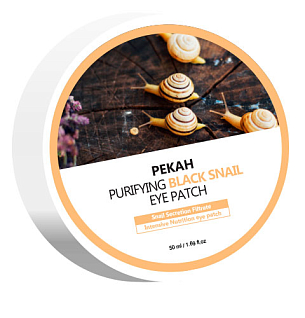 Pekah Daily Moisture Омолаживающие патчи для глаз с муцином черной улитки 90 гр
