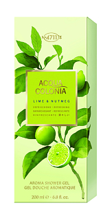 Acqua Colonia Refreshing - Lime & Nutmeg Гель для душа, 200мл