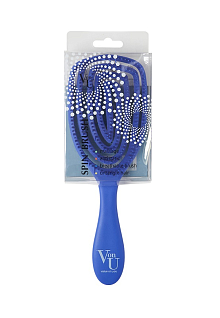 Spin Brush Расчёска для непослушных волос blue синяя