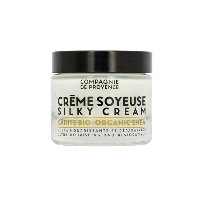 Organic shea silky cream 50мл - питательный крем-шелк для лица