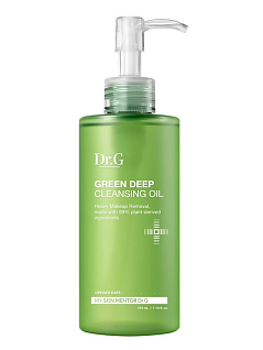 GREEN DEEP Масло гидрофильное для снятия стойкого макияжа и очищения чувствительной кожи лица  210 мл