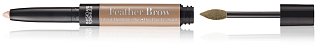 Набор Для Бровей Пудра И Хайлайтер Eye Booster Lash Feather Brow Fiber & Highlighter Duo Тон светлый коричневый, 0,6 гр