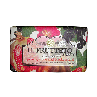 Il Frutteto Мыло pomegranate and blackcurrant гранат и черная смородина 250 г