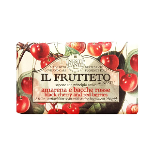 Il Frutteto Мыло black cherry & red berries черешня и красные ягоды 250 г