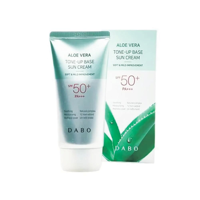 Солнцезащитный крем Dabo Aloe Vera Calming Sun Cream spf50+ pa++++. Dabo Aloe Vera. Солнцезащитный крем с тонирующим эффектом SPF 50+/pa++++ TENZERO Daily Tone-up Sun.