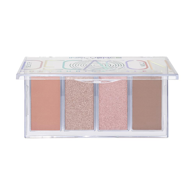 Silver Decagon Палетка для контуринга  contouring palette “silver decagon” тон 02