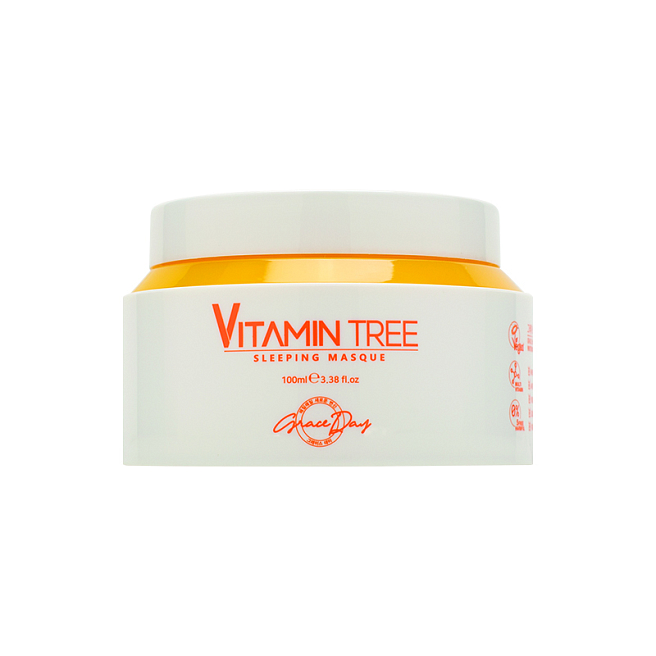 Grace Day Vitamin Tree Омолаживающая успокаивающая ночная маска с витаминами, 100мл
