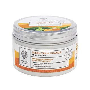 Восстанавливающий крем-баттер для тела green tea & orange body cream-butter 250 мл