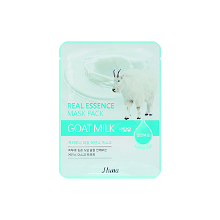 JLuna Real Essence Mask Тканевая маска с козьим молоком, 25мл