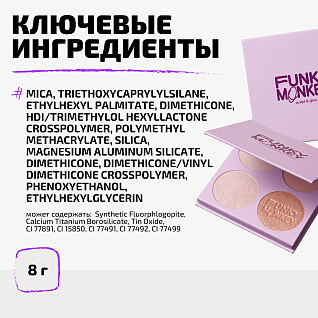 Палетка для скульптурирования Sculpt & glow palette Тон 01 мультицвет