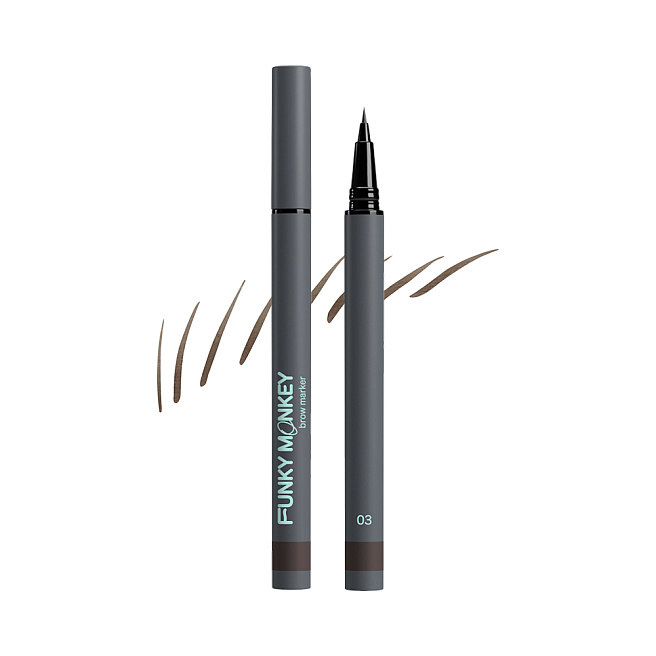 Маркер для бровей стойкий Brow Marker Тон 03 брюнет