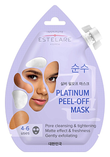 ESTELARE Платиновая маска-пленка для лица матирующая 20 мл.