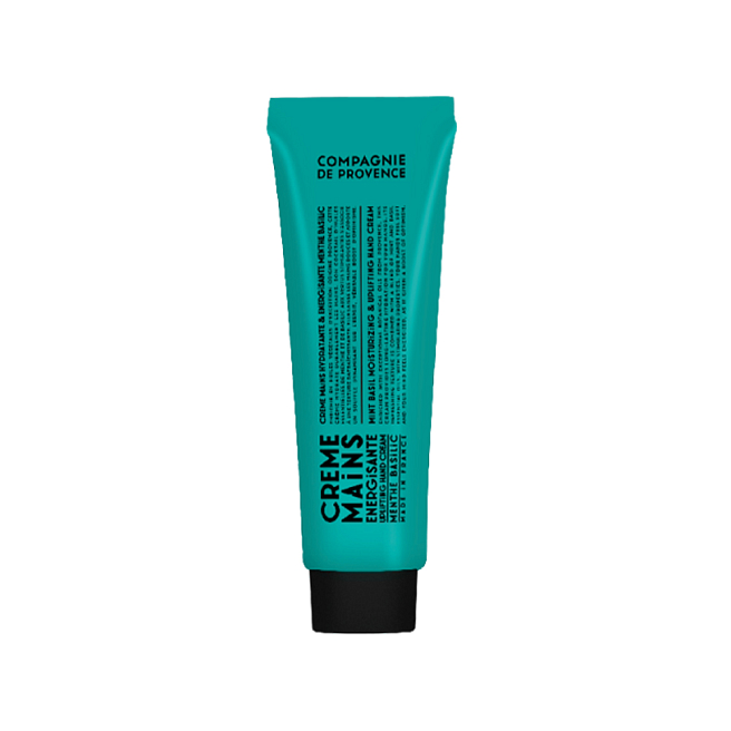 Mint basil hand cream 30мл - энергизирующий увлажняющий крем для рук