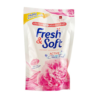 Fresh&Soft Гель для стирки всех типов тканей концентр. сладкий поцелуй 400 мл