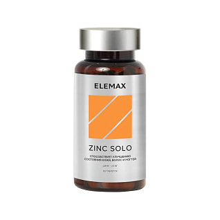 Zinc Solo Бад к пище (таблетки массой 500 мг) 60 таблеток