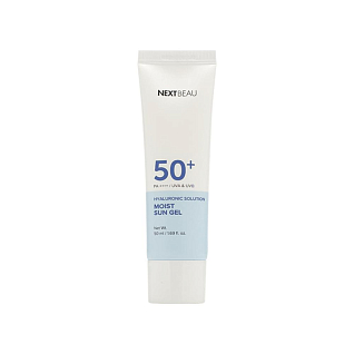 Nextbeau Sun Expert Увлажняющий солнцезащитный гель с гиалуроновой кислотой spf 50+ pa++++, 50мл