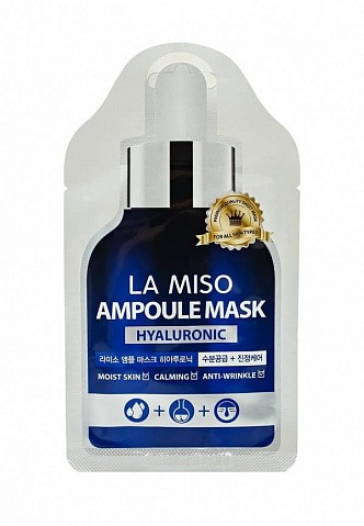 La Miso Ampoule Mask Ампульная маска для лица с гиалуроновой кислотой 25 гр