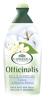 L`angelica Officinalis Гель для душа и ванны для чувствительной кожи с экстрактами белого мускуса и хлопка