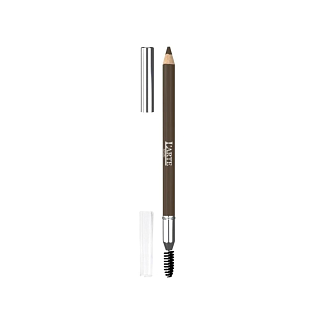 PROFESSIONALE Классический восковый карандаш для бровей с мягкой щеточкой тон 02 коричневый