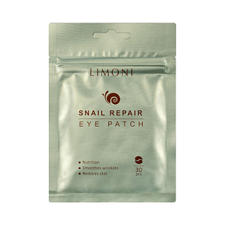 Snail Repair Патчи для век тканевые восстанавливающие с экстрактом секреции улитки 30 шт