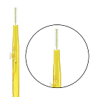 Щеточка многофункциональная для бровей и ресниц baby brush 1.0 мм, жёлтая