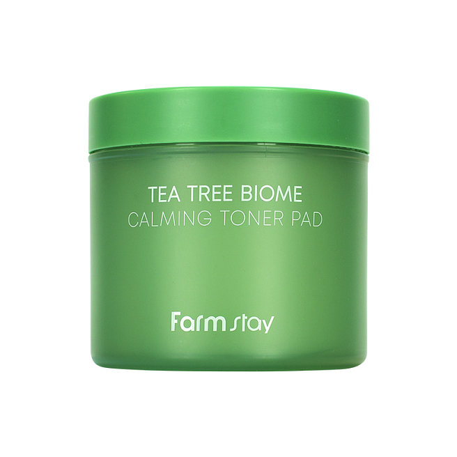 Tea tree biome успокаивающие подушечки для лица с экстрактом чайного дерева, 70шт